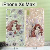 迪士尼五彩貝殼軟殼 iPhone Xs Max (6.5吋) 小美人魚 愛麗兒【Disney正版授權】