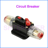 12V 24V DC Circuit Breaker 20A 30A 40A 50A 60A 80A 100A Home Solar System Waterproof Mini Circuit Breaker Reset Fuse Inverter