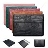 11.5 Inch Universal Tablet Sleeve Bag for Lenovo Tab P11 Pro Gen 2 11.2 Xiaoxin Pad Pro 11.2 Leather Crocodile Skin Tablet Case