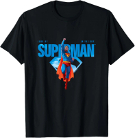 Amber's Baju Kaos Anak dan Dewasa 24s Unisex Superman (2025) Look Up In The Sky Superman Logo T-Shir
