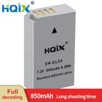 HQIX for Nikon 1 J5 Camera EN-EL24 Charger Battery