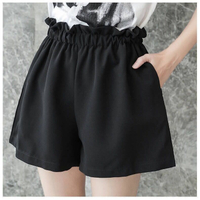 【Plus Size 35-150kg】Extra large high waisted Korean shorts for women in spring and summer weighing 3