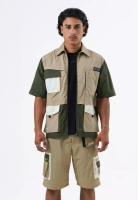 Celciusmen CELCIUS Casual Off Grid Kemeja Lengan Pendek L03000530C Khaki