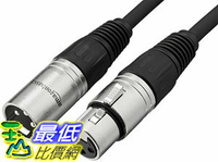 [現貨1組dd] AmazonBasics XLR 公對母 麥克風線 2M Male to Female Microphone Cable - 6 Feet (UH1)O87