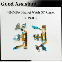 46MM For Huawei Watch GT Runner RUN-B19 Smart Watch On/Off Power Button Keypad volume Flex Cable Ribbon Parts