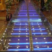 3.66*3.66m Aluminum Alloy Glass Stage REA stage steel stage to build wedding stage activity dance CD50 W03