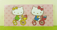 【震撼精品百貨】Hello Kitty 凱蒂貓~卡片-腳踏車粉