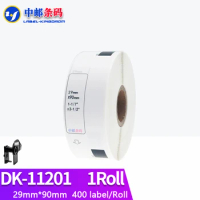 1 Roll Compatible DK-11201 Label 29mm*90mm Die Cut Work for Brother Printer White Paper DK11201 DK-1201