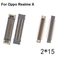 2pcs Dock Connector Micro USB Charging Port FPC connector For Oppo Realme X logic on motherboard mainboard For Oppo RealmeX