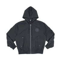 【下殺↘ 8折】KANGOL 外套 黑色 拼接 連帽 防風 飛行外套 中性 6555142120