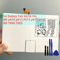 New EB-BT725ABU 7040mAh Battery For Samsung Galaxy Tab S6 /S6 Lite SM-P610 P615 P617 P613 P619 SM-T860 T865 Battery