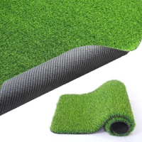Artificial Lawn Custom Size 3 X 10 Feet, Indoor And Outdoor Garden Lawn Landscaping Synthetic Grass Mat Fake Grass Matlawn