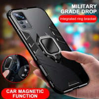 For Xiaomi 12T Pro Case Car Magnetic Ring Stand Armor Phone Cover Xiami Xiomi Mi 12 T T12 Mi12T 12TPro 5G Hard Shockproof Fundas