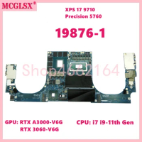 19876-1 With i7 i9-11th Gen CPU RTX A3000/RTX3060 GPU Notebook Mainboard For Dell XPS 17 9710 Precision 5760 Laptop Motherboard