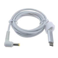 Type C to Power Cable Plug to 5.5x2.5mm Male 20V 3.25A Charging Cable for Router Laptop Speaker Modem LED
