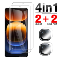 4in1 For vivo iQOO 12 2023 Anti-scratch tempered glass iQOO12 Clear protective glass 6.78 inches Lens Screen Protector V2307A