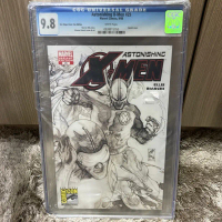 Astonishing X Men #25 CGC 9.8 Simone Bianchi Sketch Cocer
