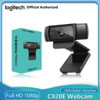 Logitech C920e HD PRO Webcam 1080p Autofocus Camera Widescreen Video Calling and Recording C920 USB Web For Desktop or Laptop