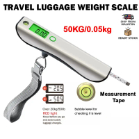 50kg/110lb Digital LCD Electronic Luggage Scale Portable Hanging Weight Scales Timbang Beg Penimbang