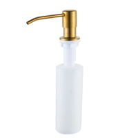 Plastic soap dispenser with detergent bottle soap dispenser, kitchen gold washbasin accessories, soap dispenser set