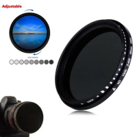 30/52/58/62/67/72/77/82mm Fader Variable Adjustable Variable ND filter ND2 to ND400 Neutral Density for Nikon canon Sony