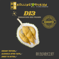 [SAME DAY DELIVERY] 400-450G ROLLING DURIAN Singapore Red Prawn D13 Fruit