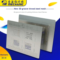 Lưới thép 3D-4X, Thiết kế cơ học, Tương thích với iPhone 4 / 6 / 6s / 7 / 8 / Xs Max / Xr, I-pad 2/3