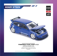 (READY STOCK) Pop Race - PR640127 - Pandem Civic EG6 v1.5 - Metallic Blue