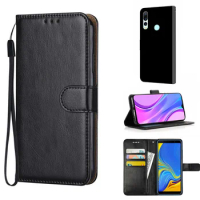 Leather Flip Wallet Cases for Samsung Galaxy S21 FE A8 Plus A9 Case Book Phone Bags For Samsung S21 Ultra Protector Cover Black