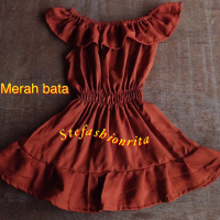Dress bali dress anak dress sabrina  dress polos
