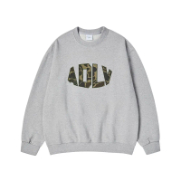 [ADLV] Fabric Applique Sweatshirt Melange - Sweater Oversized Fit Unisex acme de la vie