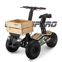 Velocifero Flagship 3 wheels electric scooter durable 20Ah lithium 2000W brushless motor EEC