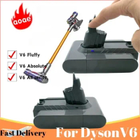 21.6V Battery For Dyson /6800/9800/12800mAh V6 Battery For Dyson Vacuum Cleaner 21.6V Spare Battery For Dyson DC62 DC59