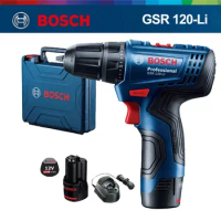 Bosch Cordless drill driver GSR 120-Li Electric Screwdriver 12V Lithium Drill Household Power Tool Screwdriver With One Battery