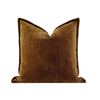 Caramel Pillows Retro Herringbone Cushion Case Luxury Decorative Pillow Cover For Sofa 45x45 50x50 30x50 35x65 Home Decorate