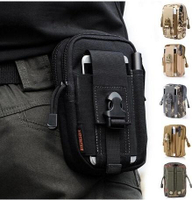 Men canvas waist pack bag tactical backpack  waist bag