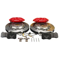 KOKO Racing Auto Brake System Brake Caliper Kits 330mm*28mm Disc Rotor Front Rear Wheel For Audi a3 8p a4 b8 a6 c7