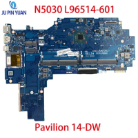 Genuine For HP Pavilion 14-DW Motherboard Main Board Intel Pentium N5030 L96514-601