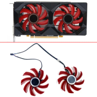 Cooling Fan For XFX RX 550 RX 560 Radeon AMD RX550 RX560 Graphics Card Fan Replacement 85MM 4PIN FDC10U12S9-C 0.45A GPU FAN