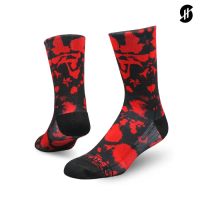 Stay Hoops Socks Bushido Red Kaos Kaki Original