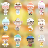 12pcs Aggie Adventure In The Park Blind Box Creative Cartoon Collectible Model Action Figures Desktop Ornaments Birthday Gifts