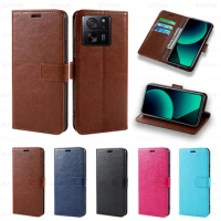 Flip Cover Leather Phone Case For Xiaomi 13T Pro Shell Book Stand Protection Coques Fundas For Xiaomi 13TPro Xiaomi13T 13 T Pro