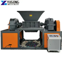 YG Double/Two Shaft Shredder for Recycling Metal Scraps/Used Tires/Soild Waste/Plastic/Wood
