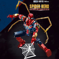 New Superhero Spider-Man Figure Mecha 2In1 Building Blocks Kit Classic Marvel Movie Avengers 4 Wars Bricks Set Children Toy Gift