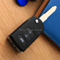 KEYYOU Folding Car Key Shell For MAZDA 2 3 5 6 RX8 MX5 Flip Remote Key