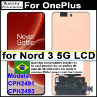6.74" Original AMOLED Screen For OnePlus Nord 3 LCD Display Touch Screen Digitizer Assembly For Oneplus Nord 3 5G CPH2491 Models