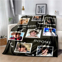 [COD] Selimut Penyanyi Muzik Cantik Benson Boone Sesuai untuk Sofa Kereta Ruang Tamu Bilik Tidur