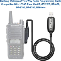 Baofeng UV-9R Waterproof USB Programming Cable Driver CD For BaoFeng UV-9R Pro UV9R Plus GT-3WP UV-5S Waterproof Walkie Talkie