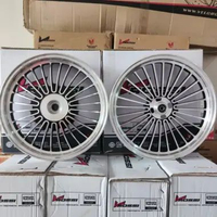 Velg Vrossi Halimun Copy Raceline vnd Vario125/150/KZR Ring14x185/215 VARIO110/BEAT/SCOOPY BLACK CHR