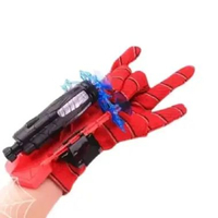 Mainan anak peluncur sarung tangan Spiderman keren murah mainan senjata jaring Spiderman nempel kaca